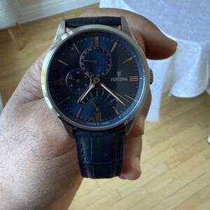 Festina Men's Blue Dial Watch